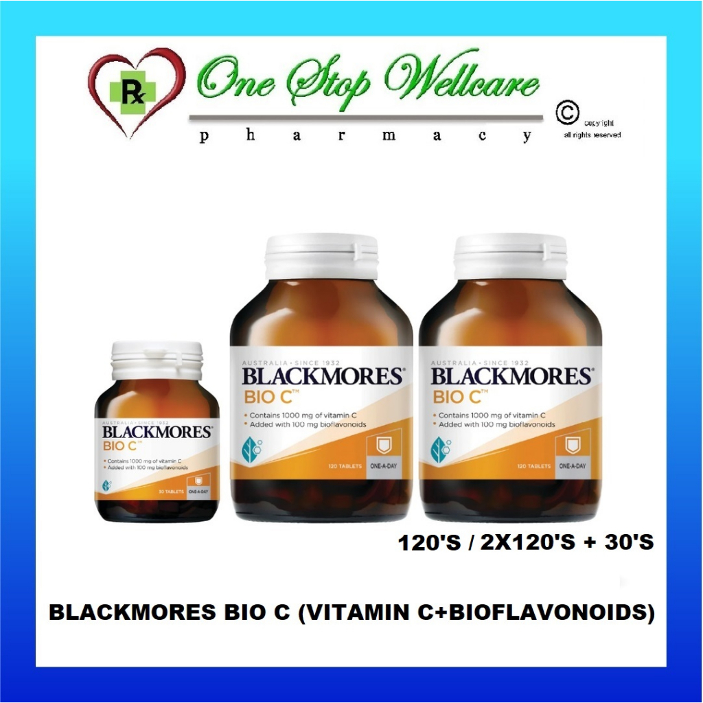 BLACKMORES BIO C (VITAMIN C+BIOFLAVONOIDS) 120'S / 2X120'S+30'S