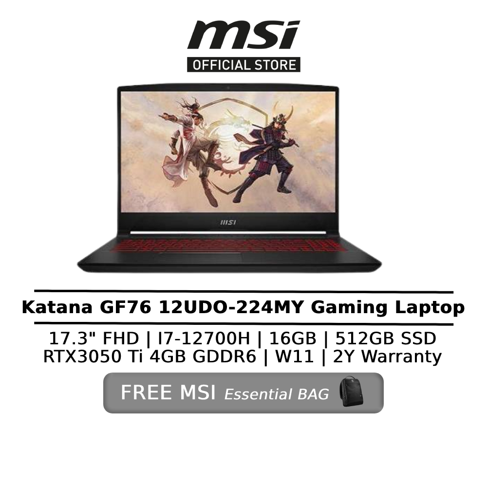 MSI Katana GF76 Price in Malaysia & Specs - RM5299 | TechNave