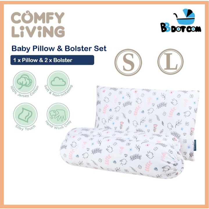 Comfy Baby Comfy Living Baby Pillow & Baby Bolster Set ( S Size / L ...