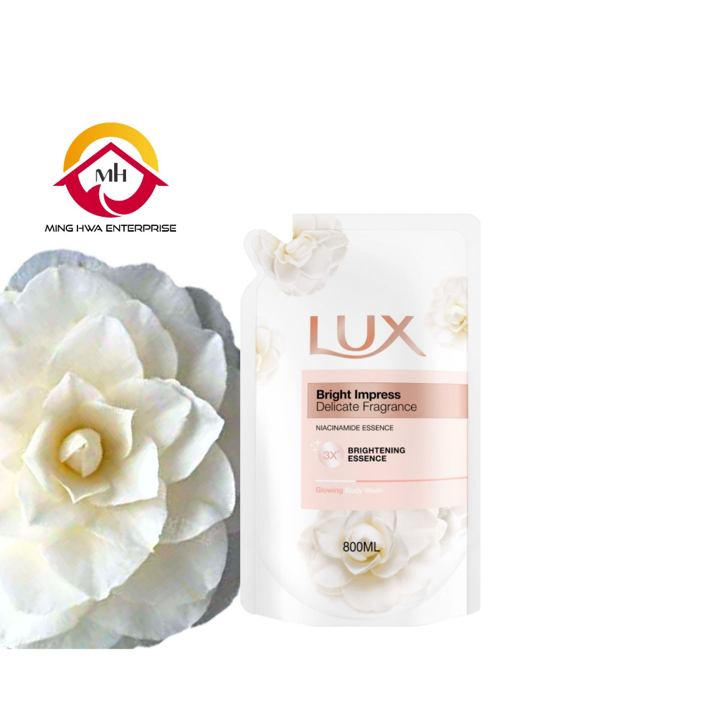 Lux Shower Gel Refill Bright Impress 800ml Shopee Malaysia