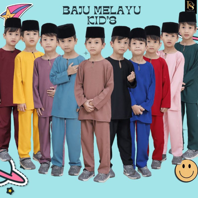 BAJU MELAYU KIDS by Passioniss.Co, Size XS to XL, 2yo to 12yo