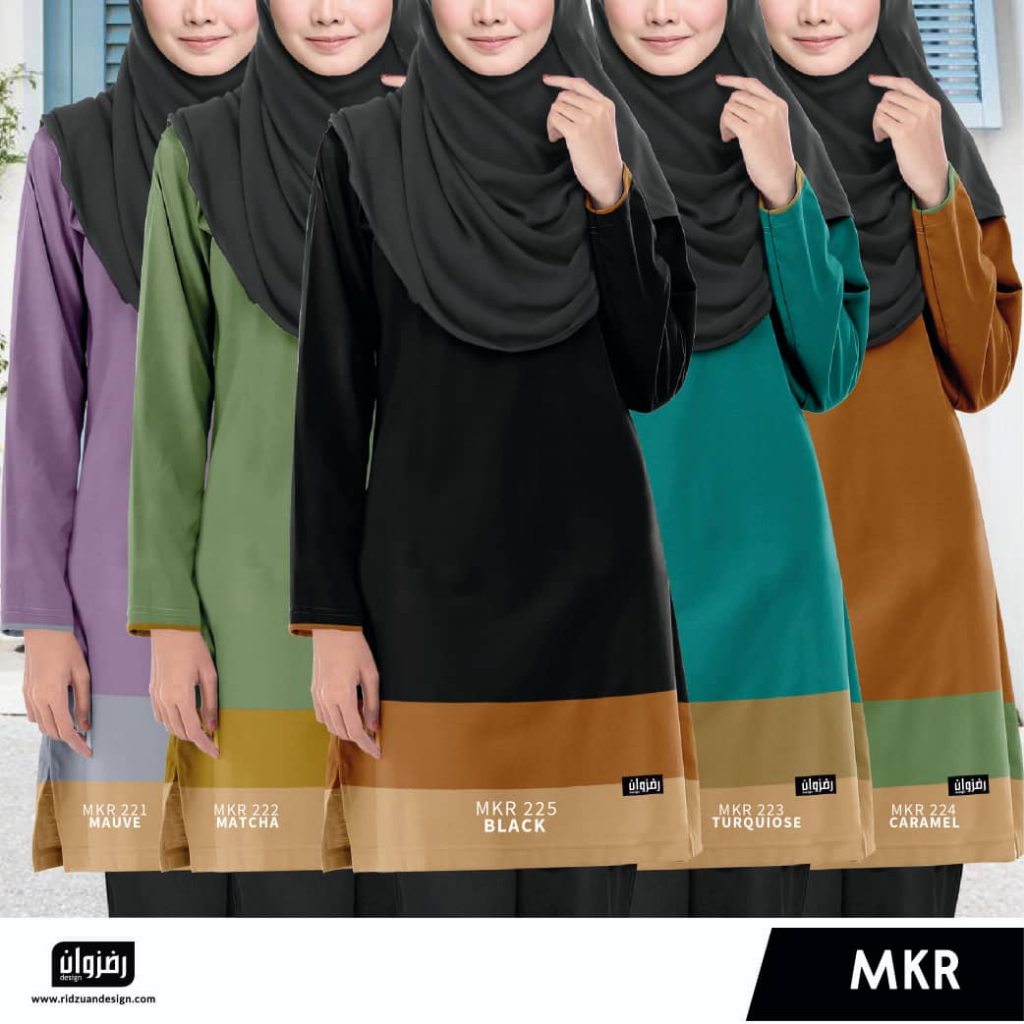 [PART 1] Tshirt Muslimah Kurung 2 Lines MKR (PROMO 4 PCS RM 100)