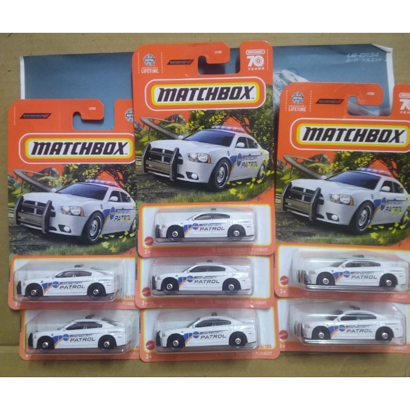 Matchbox Dodge Charger Pursuit 2022 Mbx Shopee Malaysia 8447