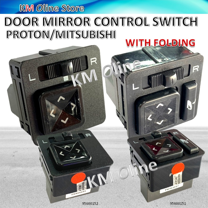 NEW Side Mirror Switch Persona BLM Exora Iriz Saga Waja Preve Suprima