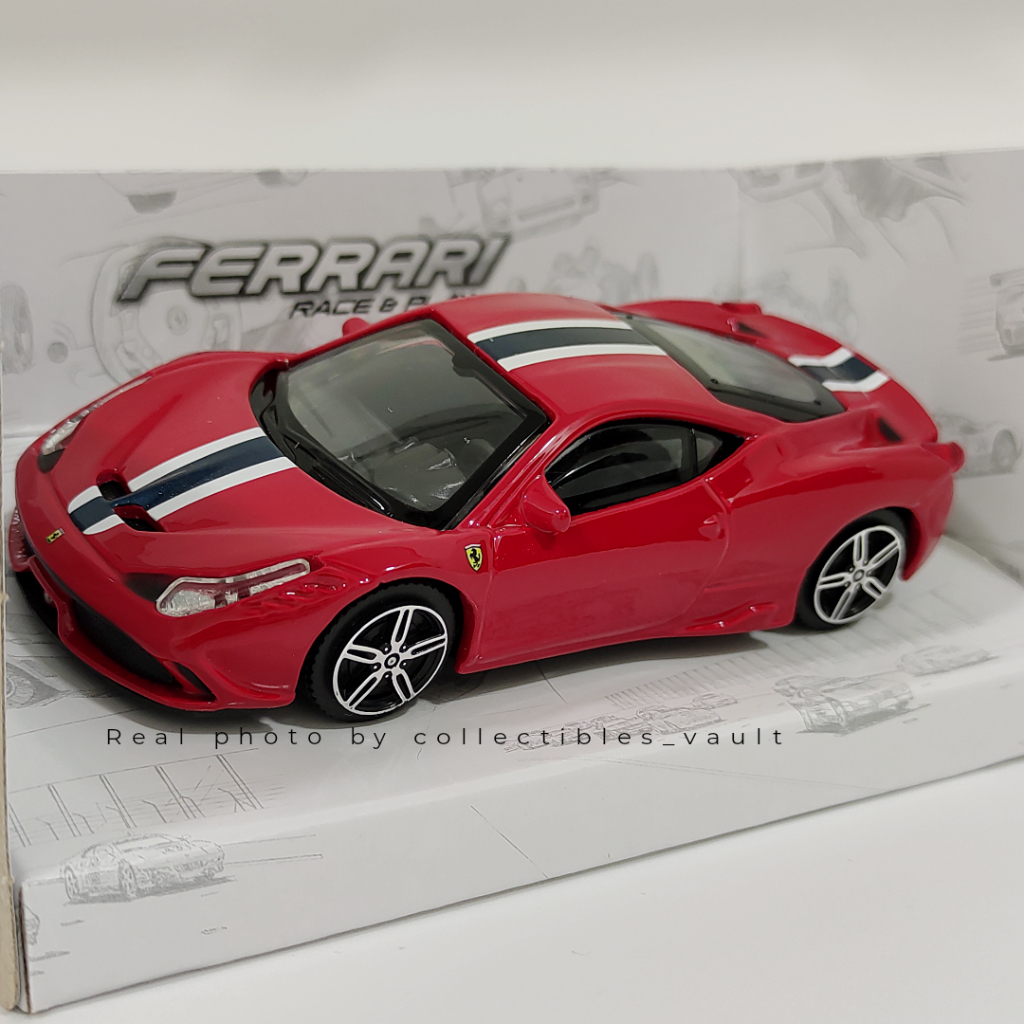 1:43 Bburago Ferrari 458 Speciale Official License Product Car ...