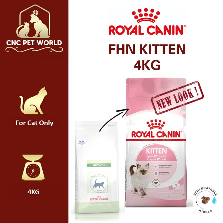 ROYAL CANIN】FHN KITTEN 4KG | Cat Food | (Previously known Cat Pediatric Growth) Shopee