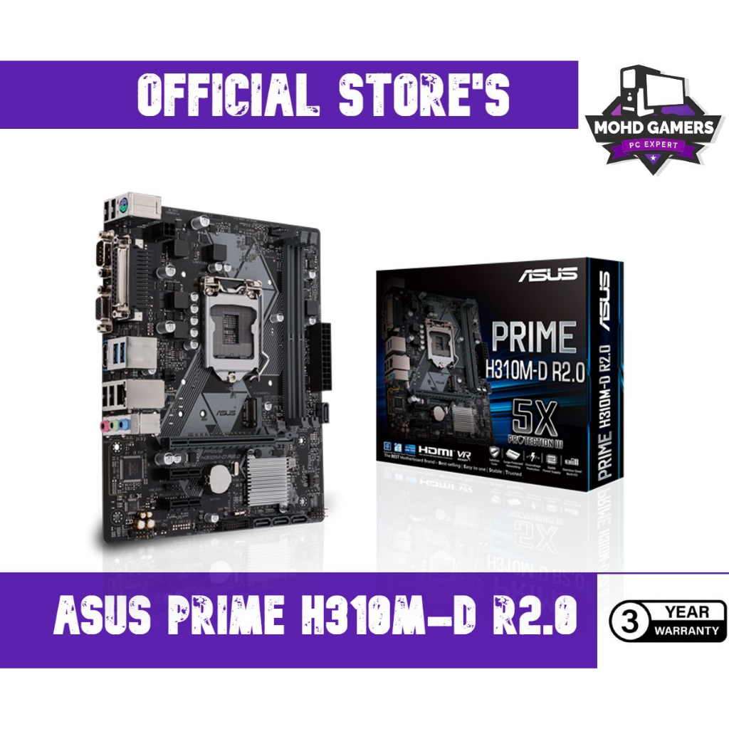 Placa Base ASUS Prime H310M-DASH R2.0 - Socket LGA1151, Chipset