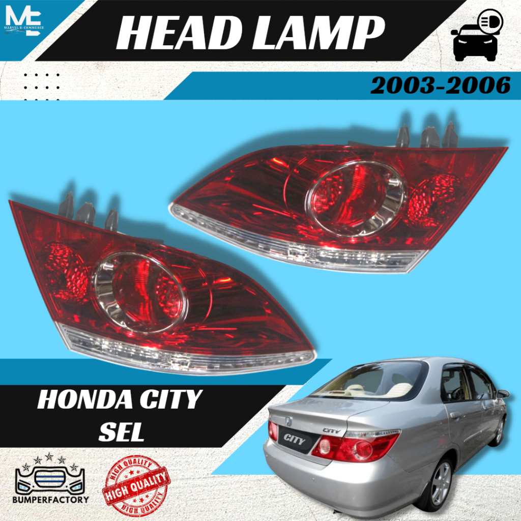 HONDA CITY SEL TAIL LAMP LAMPU BELAKANG 100% NEW LAMPU BELAKANG LIGHT ...