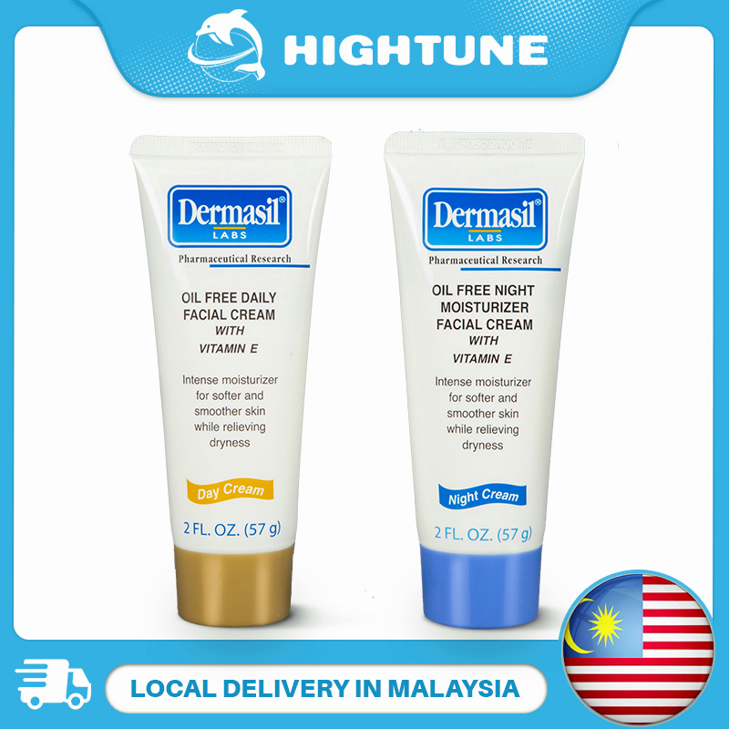 Dermasil Oil Free Daily Facial Cream&Oil Free Night Moisturizer Facial