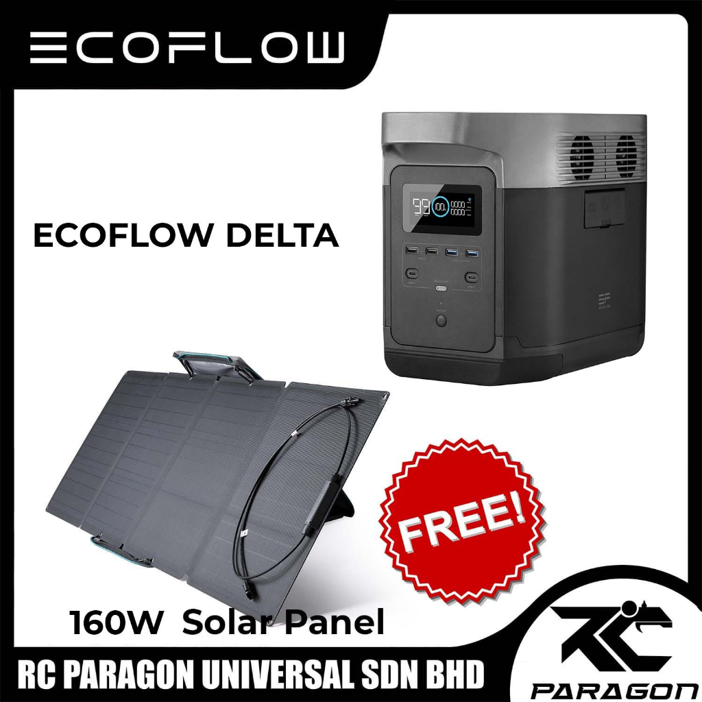 EcoFlow Delta Portable Power Station 1800W (Peak 3300W) 1260Wh Fast ...