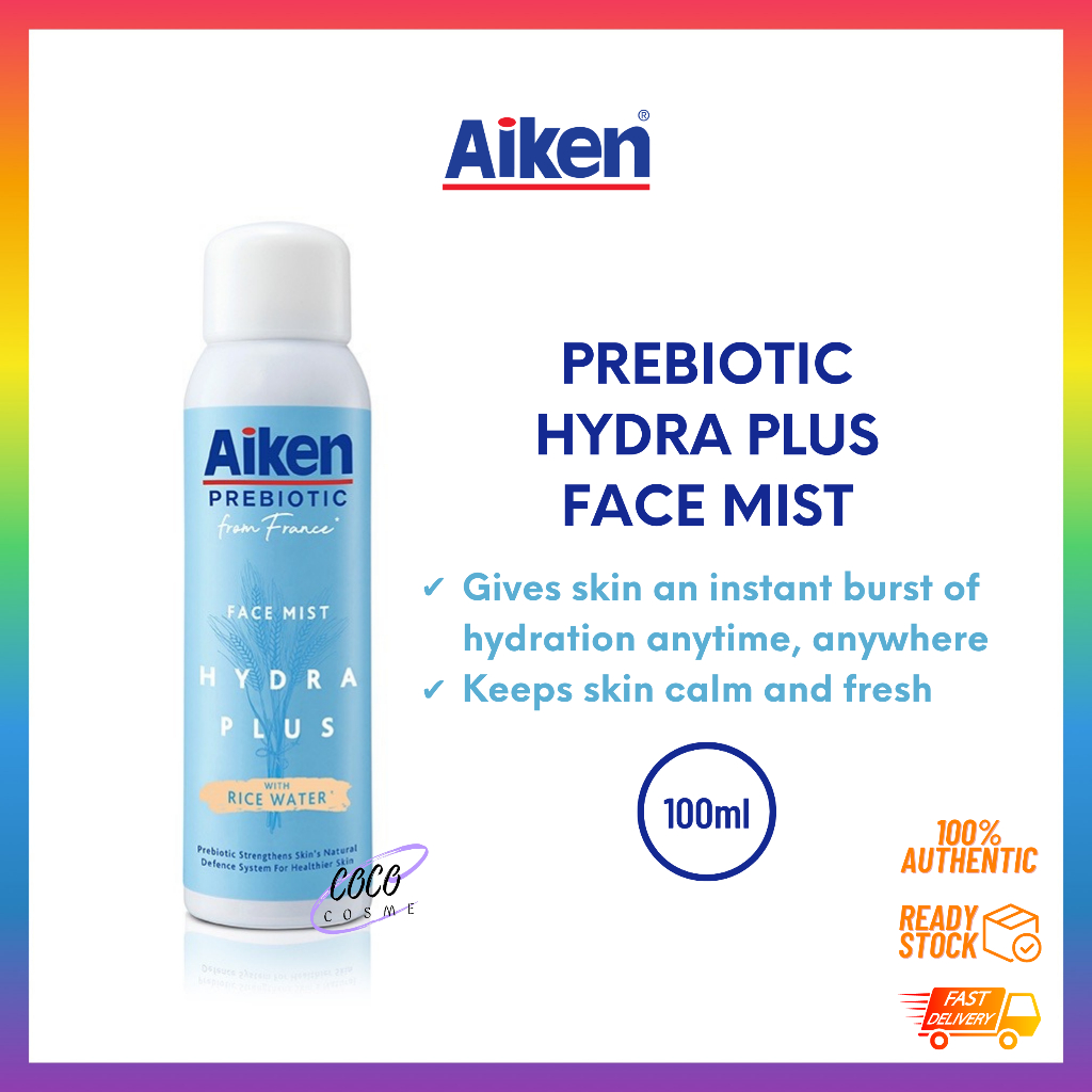AIKEN Prebiotic Hydra Plus Face Mist 100ml Shopee Malaysia