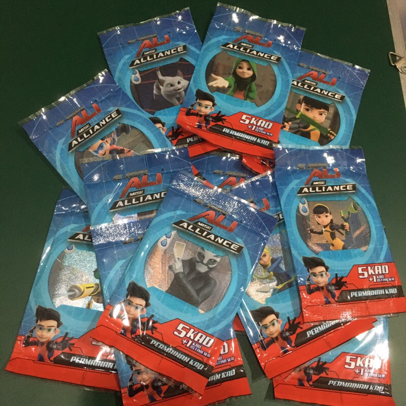 Toys Kad Komik Ejen Ali Misi All iance