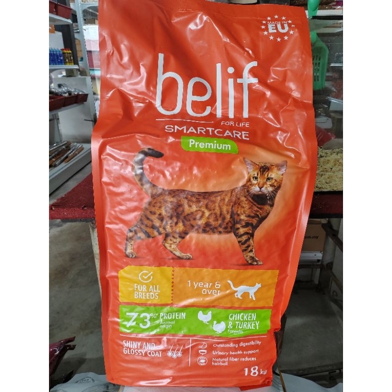 Belif premium cat food chicken & turkey repack 1kg Shopee Malaysia