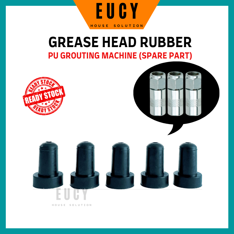 【50 PCS】Coupler Rubber/PU Grouting Injection Machine Spare Part/Grease Head Rubber/Alat Injeksi Beton/Butter Head/牛油头胶垫