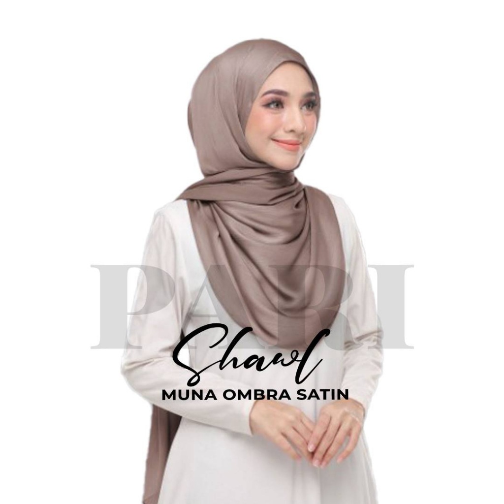 shawl ombra satin