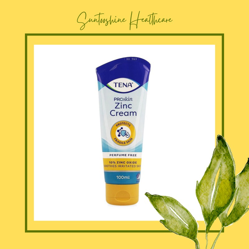 TENA ZINC CREAM 100ML ( Cream for bedsores, nappy rash adult