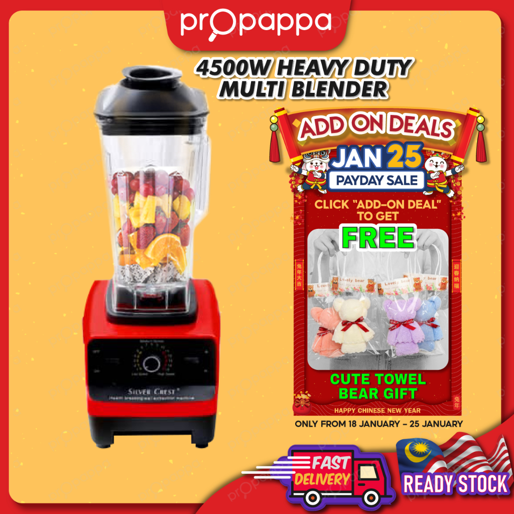Propappa Heavy Duty Blender 2.5L ,Multipurpose Blender Electric Fruit