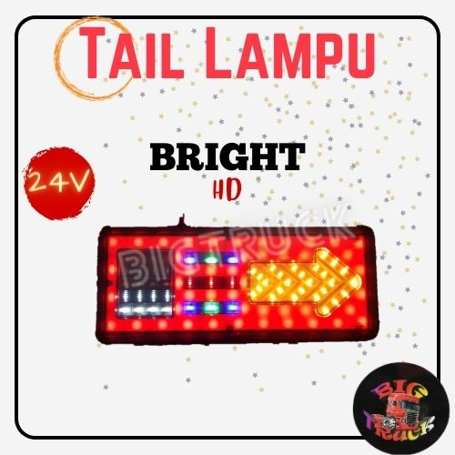 UNIVERSAL FLASH & MOVE ARROW 24V LED TAIL LAMP #led #trailerled #isuzu #hicom #truck #lori #lorry #taillamp #signal