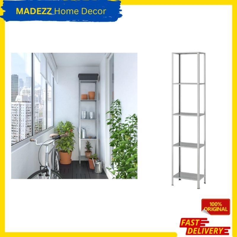 IKEA HYLLIS Large Shelving Unit Indoor Outdoor | Multipurpose Rack ...