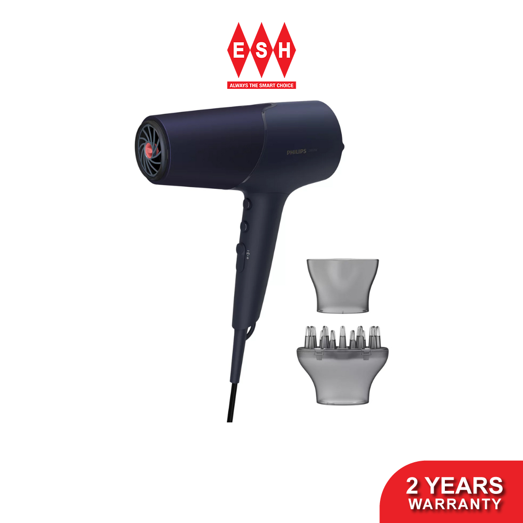Philips BHD510 2300W Series 5000 ThermoShield Technology Hair Dryer ...
