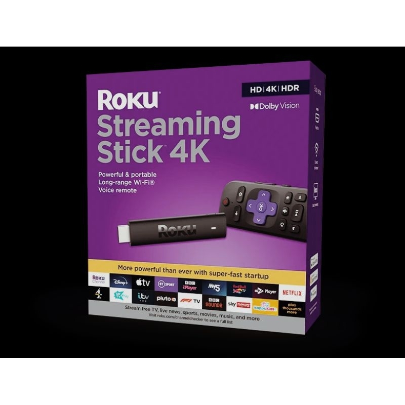 Roku Streaming Stick 4K and Roku Express HD Streaming Media Player