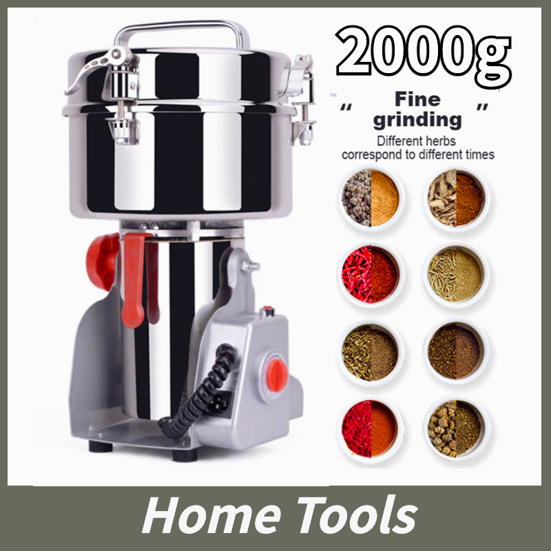 2000g Dry Food Grinder Coffee Grinder for Grains Spices Herbals Cereals Coffee