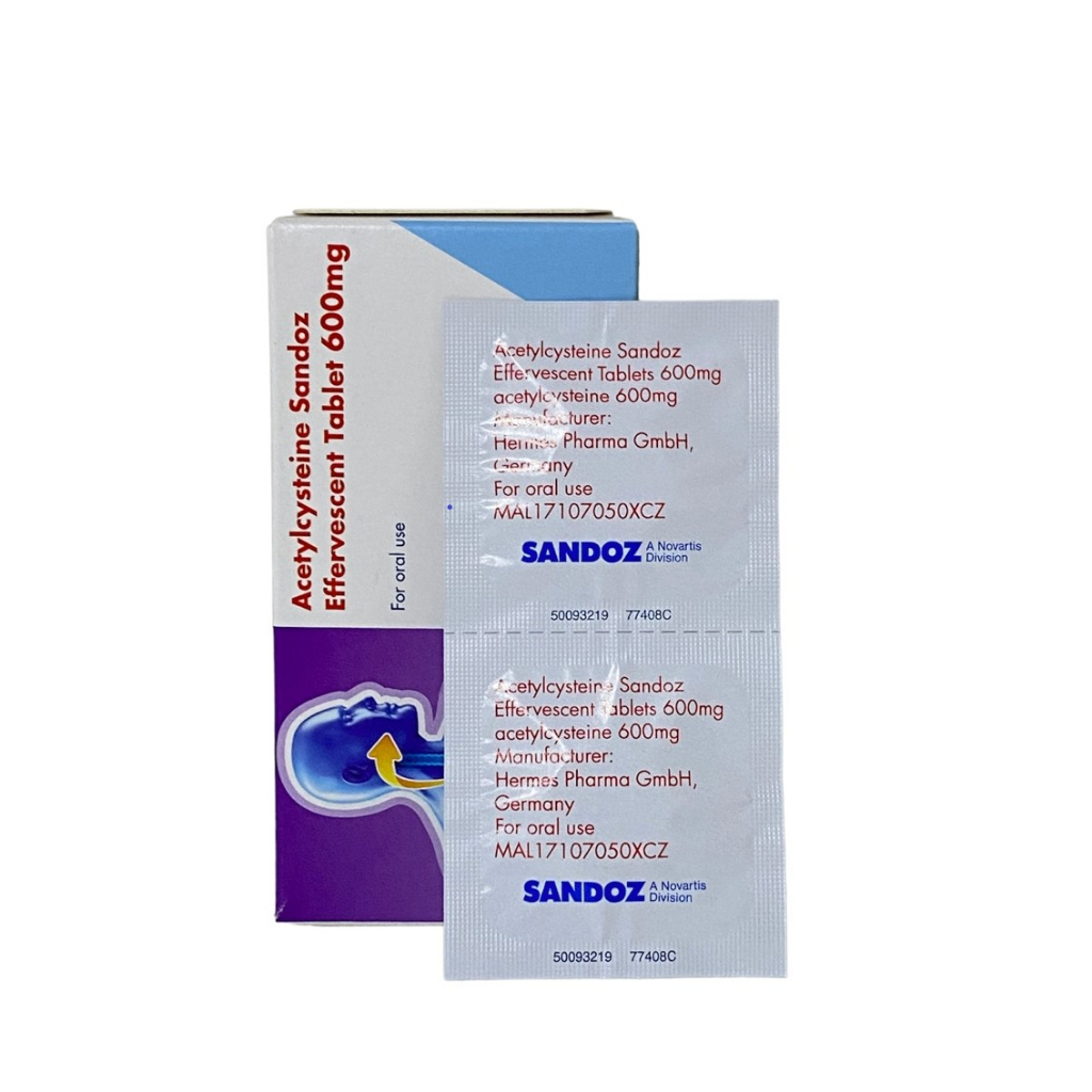 Sandoz Acetylcysteine Mg Effervescent Tab S Stp Exp Shopee