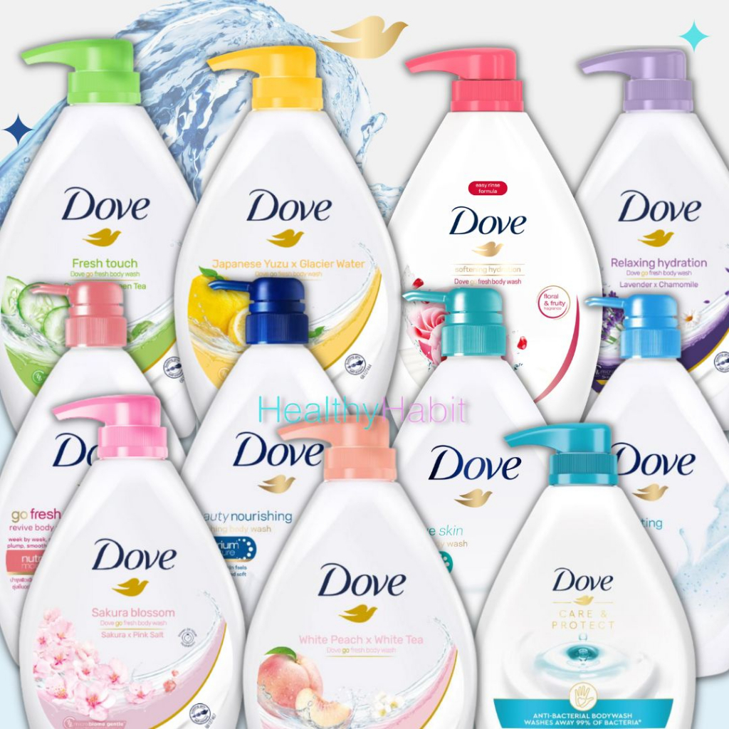 (OFFER!) DOVE Gel Body Wash 1L / Dove Deeply Nourishing Body Wash
