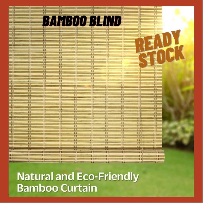 Bamboo Curtain Bidai Langsir Buluh Shopee Malaysia