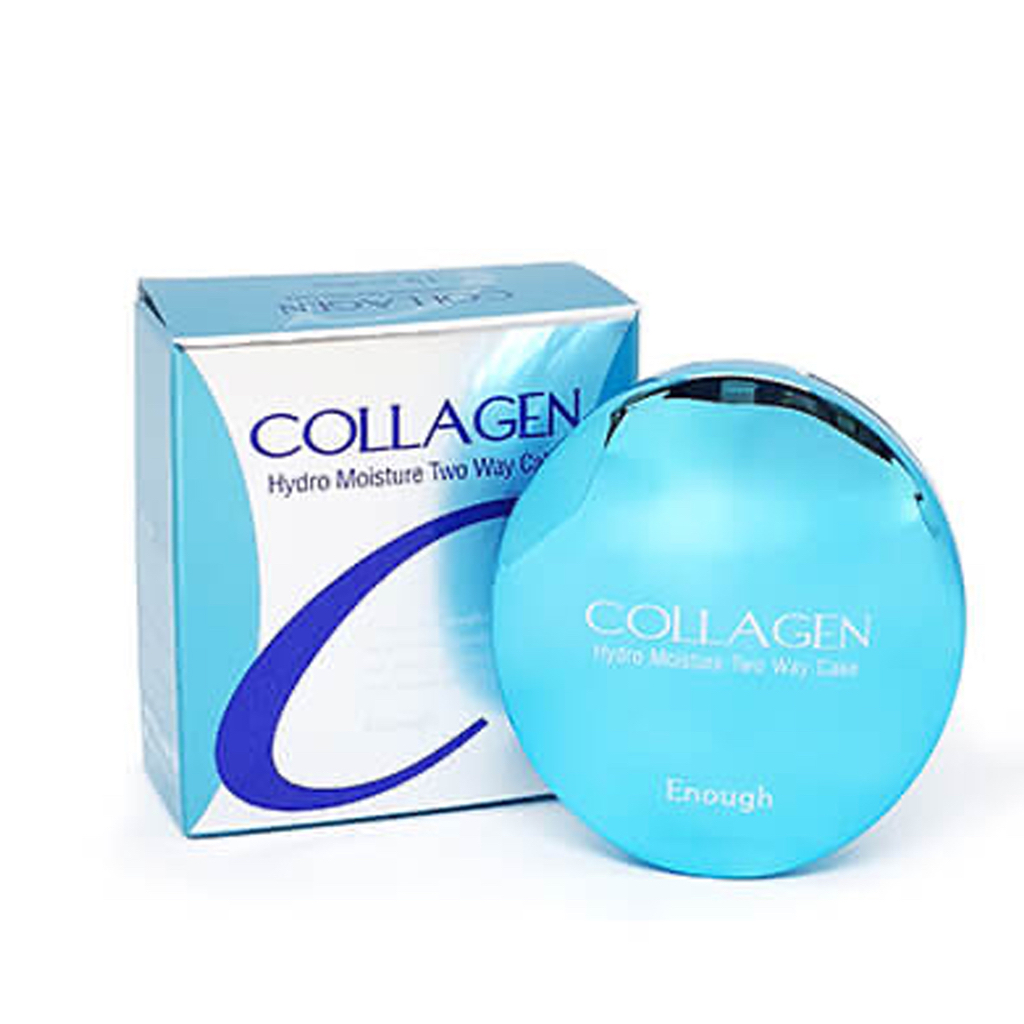 enough collagen hydro moisture two way cake 26g | Shopee Malaysia
