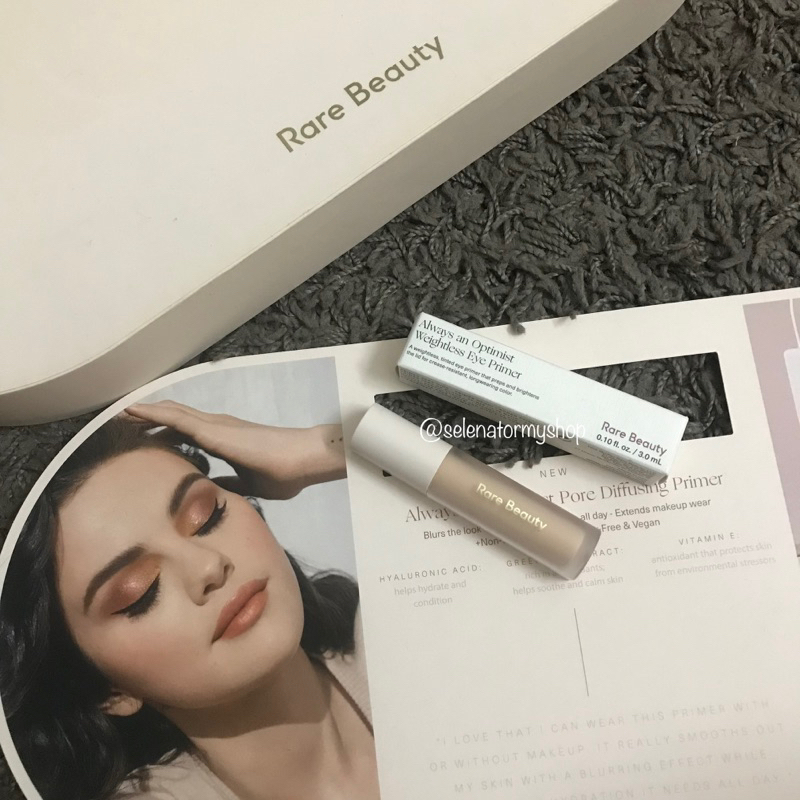 Ready Stock Rare Beauty By Selena Gomez Always An Optimist Weightless Eye Primer 3ml Shopee