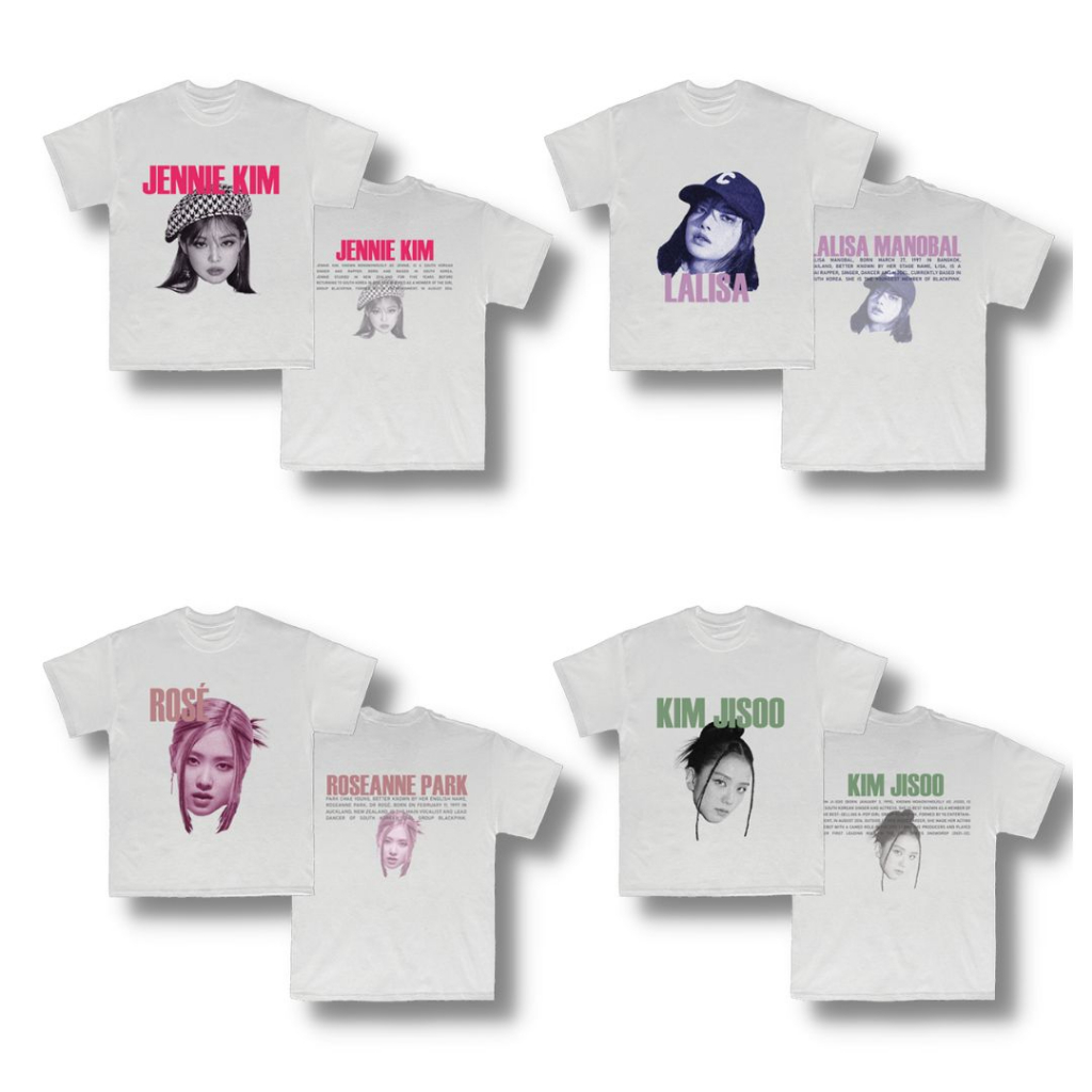 BLACKPINK Solo Merchandise Tshirt Cotton by UndercroftMY