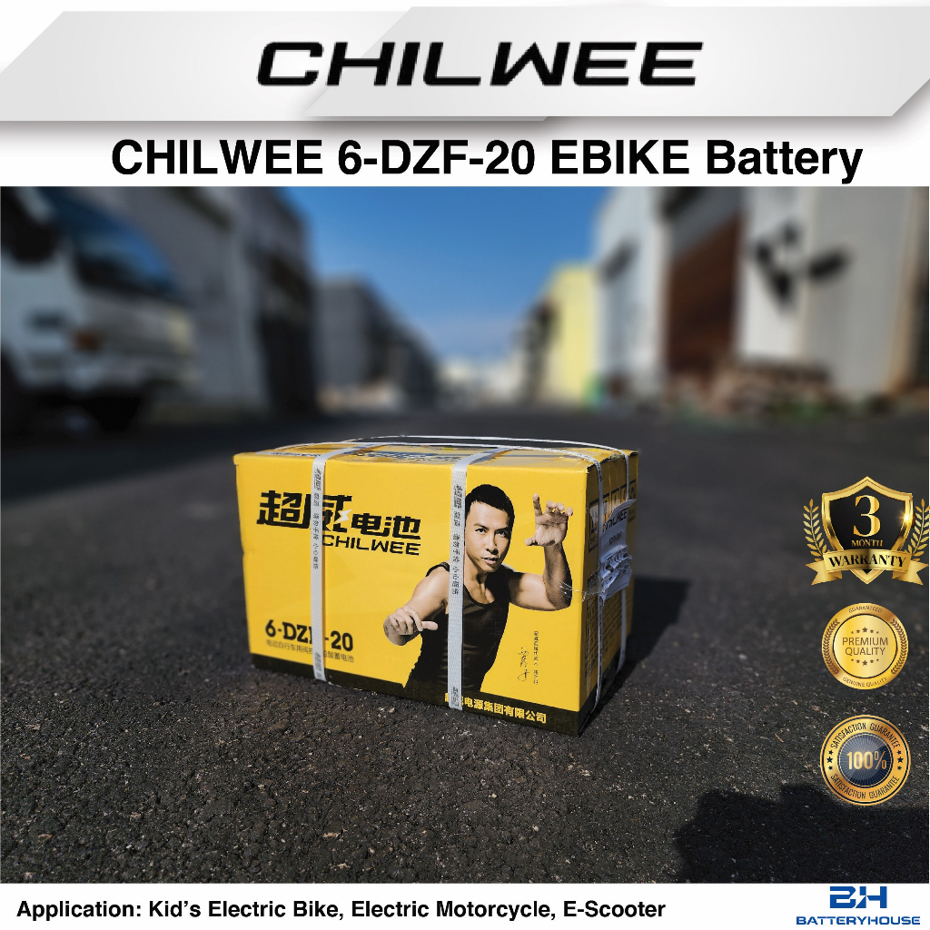 CHILWEE 6-DZF-20 SCREW TYPE,12V 20AH, 3 MONTH WARRANTY!!! SUITABLE FOR ...