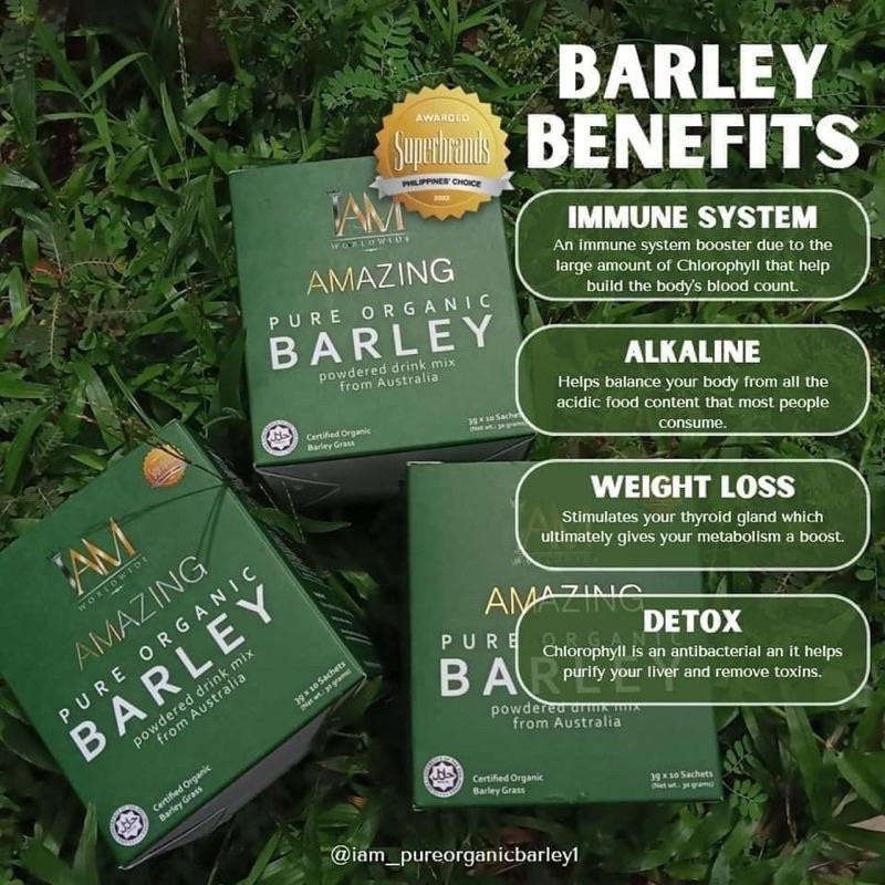 Amazing Pure Organic BarleyPowdered Drink Original(halal) Shopee Malaysia