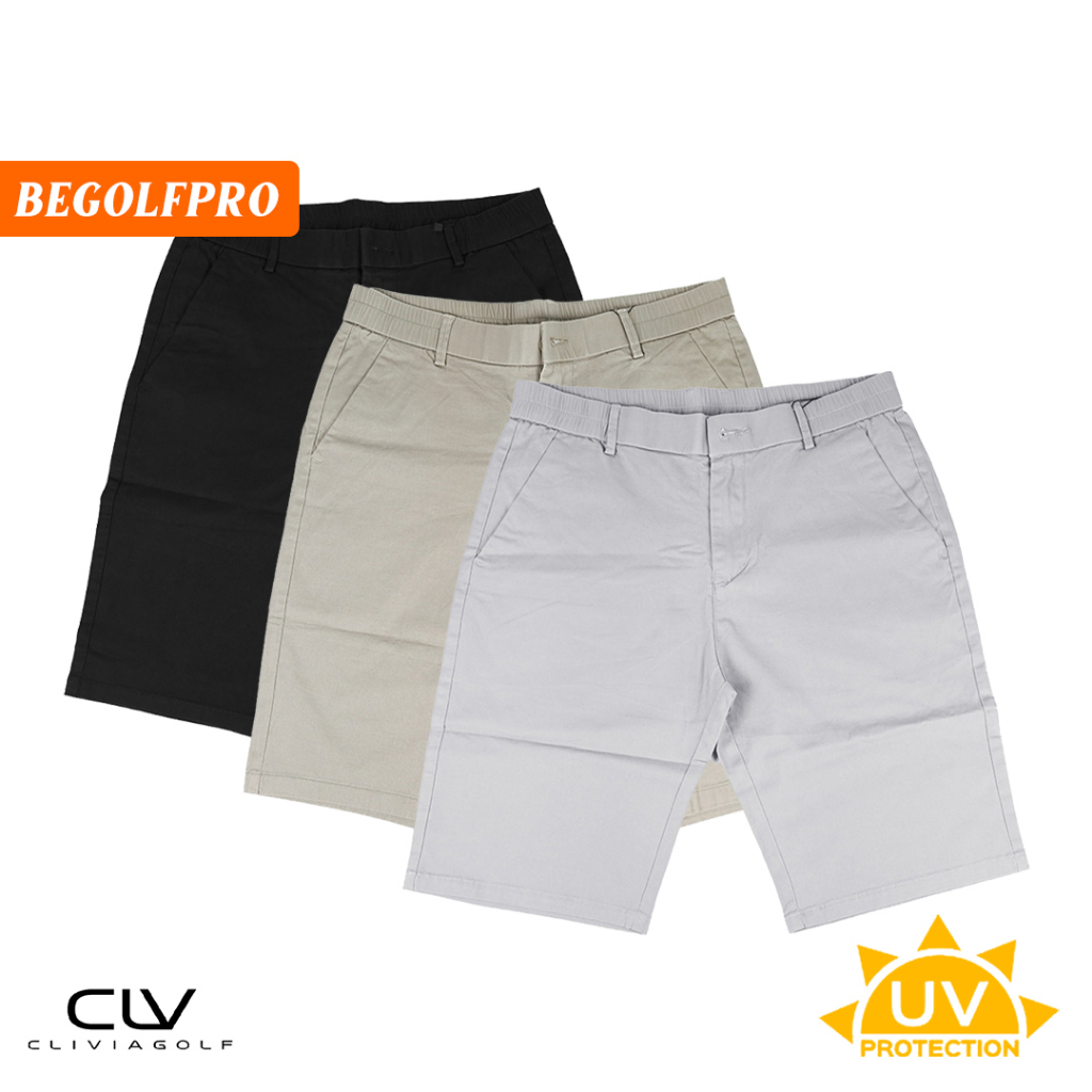 CLV Leisure Men's Golf Short Pants - Asian Sizing