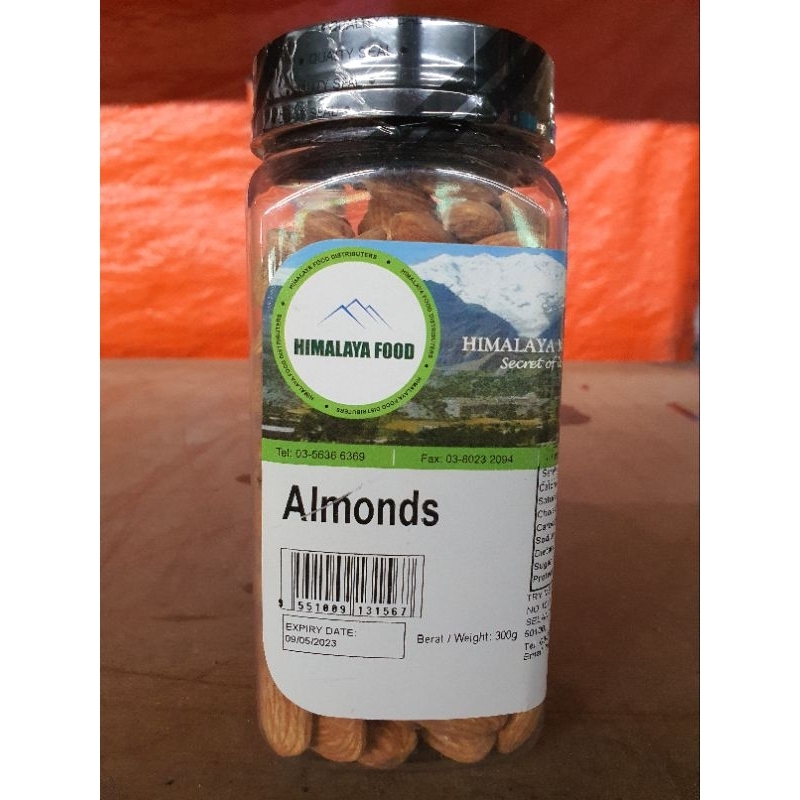 Himalaya Food  Raw Almond 300g