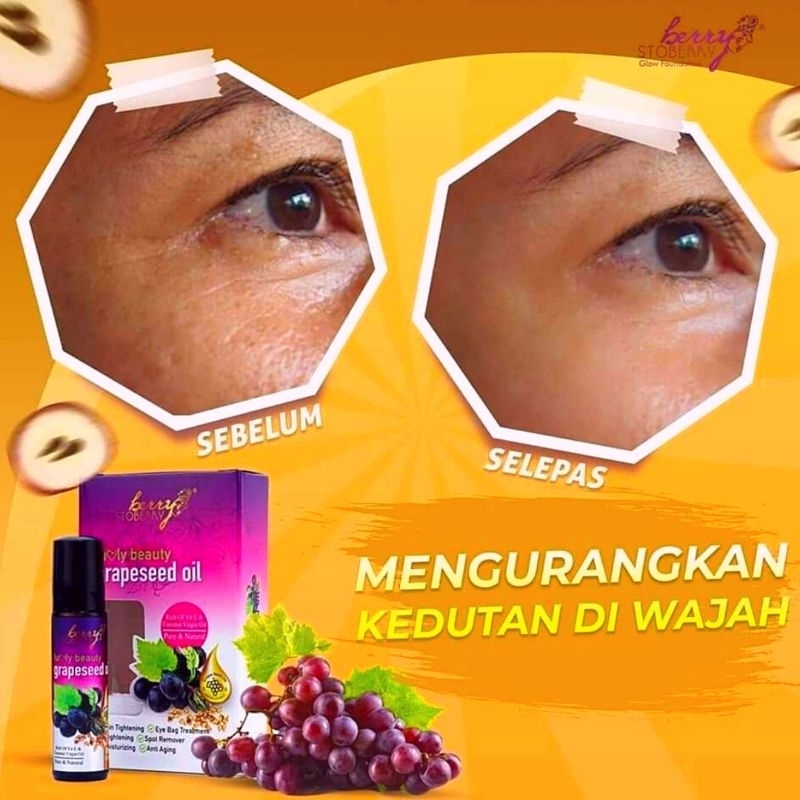 Grapeseed Oil Luvly Beauty Original HQ Shopee Malaysia