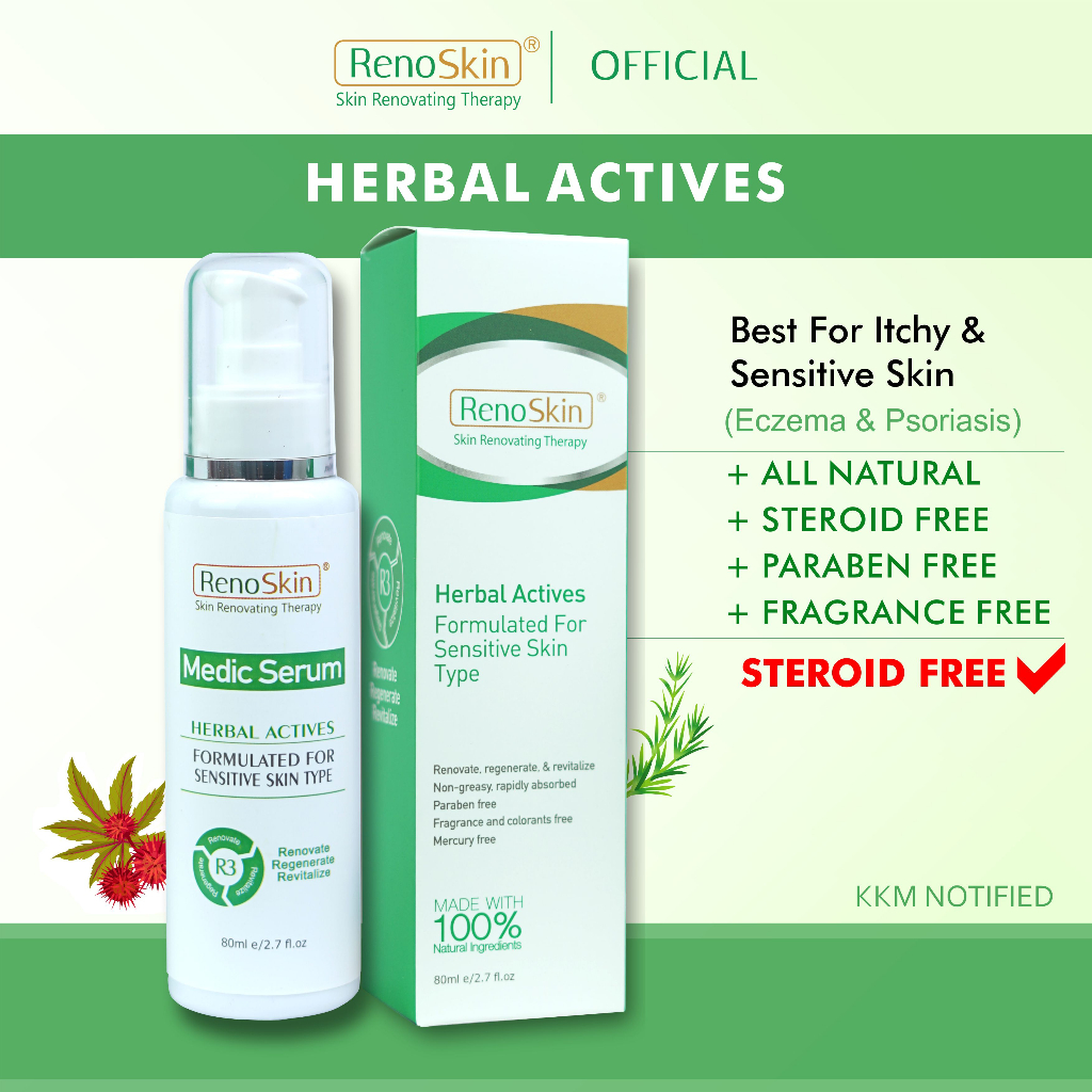 Ekzema (Eczema) Psoriasis krim Ubat Kulit Gatal Ruam Bayi & Masalah