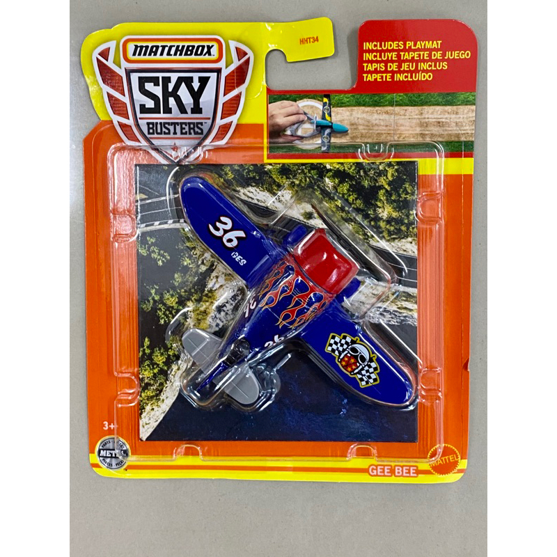 Matchbox GEE BEE Blue Red Granville Brothers Sky Busters Racing ...