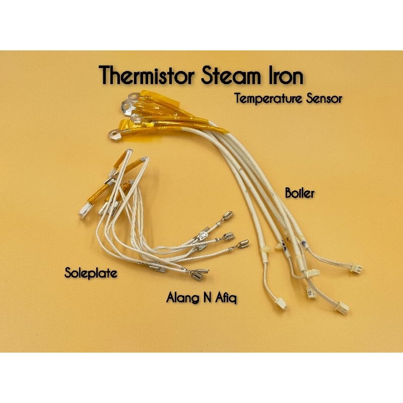 Thermistor Thermister Steam Iron Philips Amway. GC8625 GC8755. Temperature Sensor For Boiler N Soleplate. Kawalan Suhu.