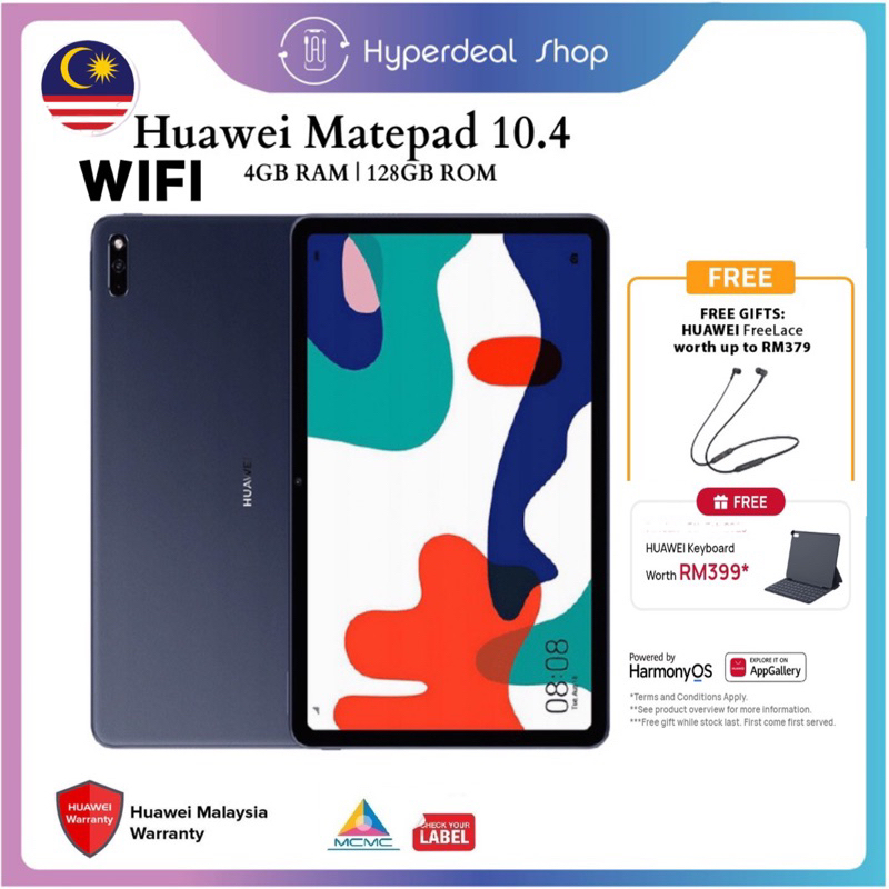 HUAWEI MATEPAD 10.4 Wifi 4GB+128GB With Keyboard Huawei Shopee Malaysia