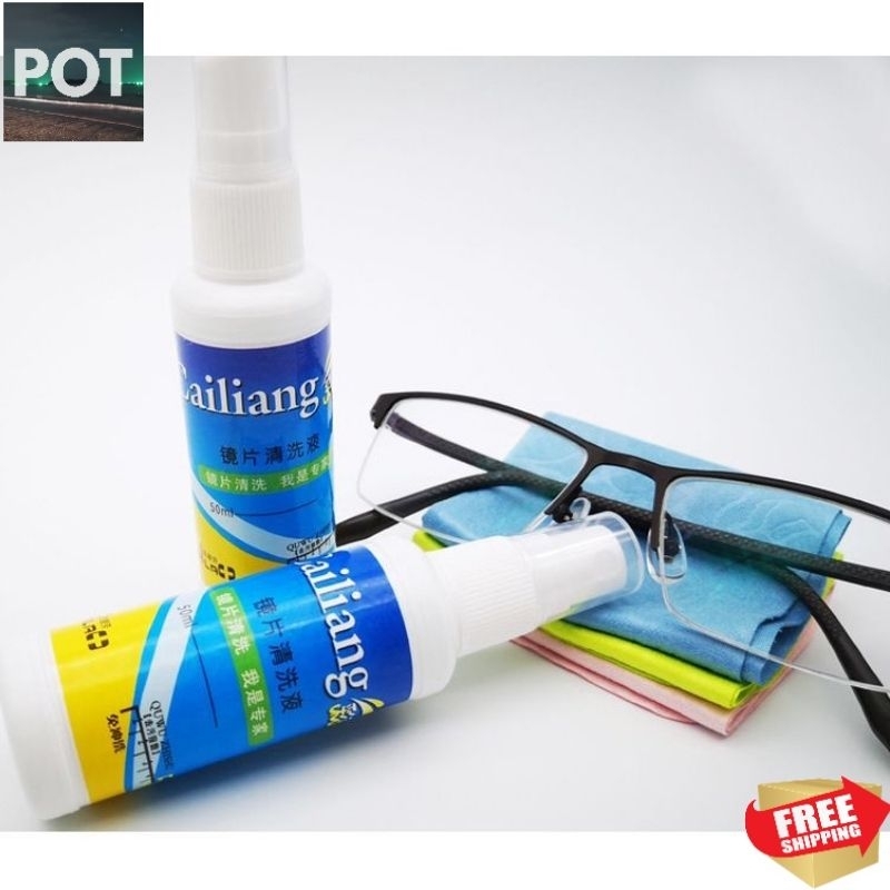 Botol Sprayer 50ml Multipurpose Lens Cleaner Glasses Sunglasses
