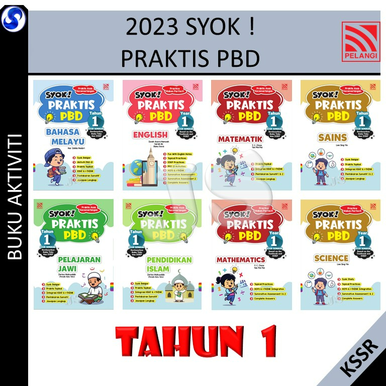 Buku Latihan Syok Praktis Pbd Tahun Kssr Year Buku