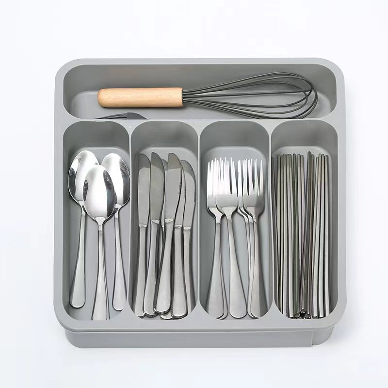 YL Kitchen Cutlery Storage Box Knife and Fork Drawer Organizer Knife