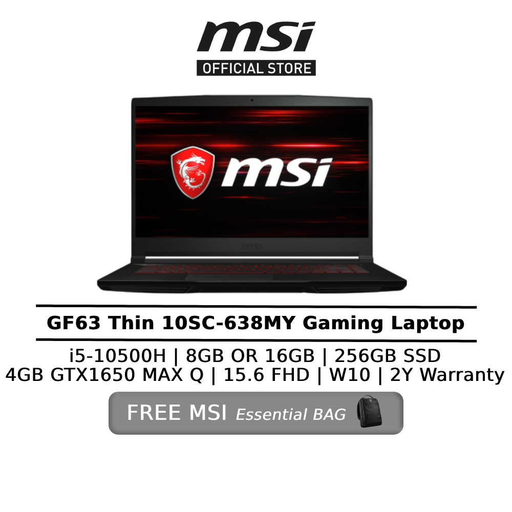 MSI GF63 Thin Price in Malaysia & Specs - RM2899 | TechNave