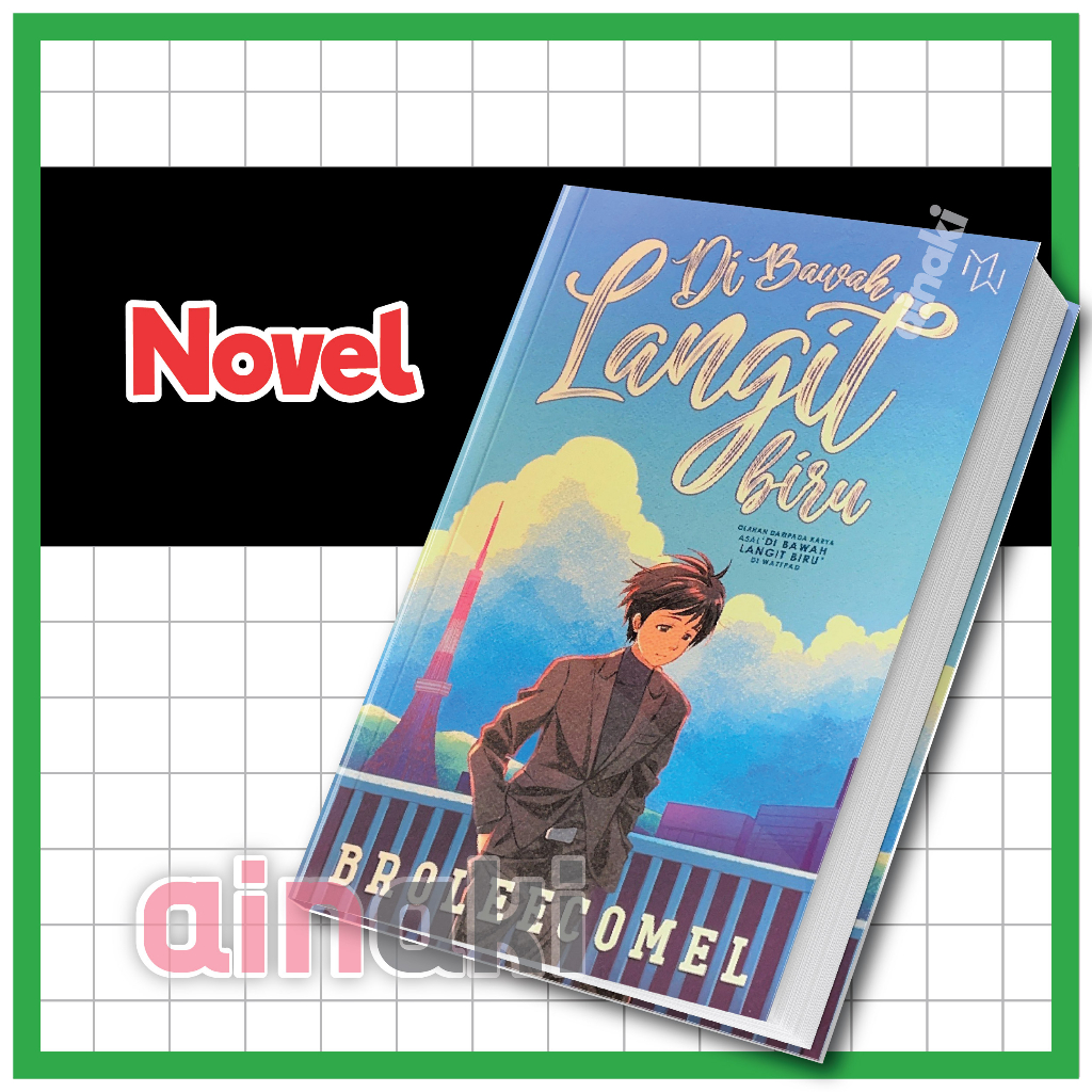 Buku Novel Cinta Di Bawah Langit Biru Broleecomel Manes Shopee Malaysia