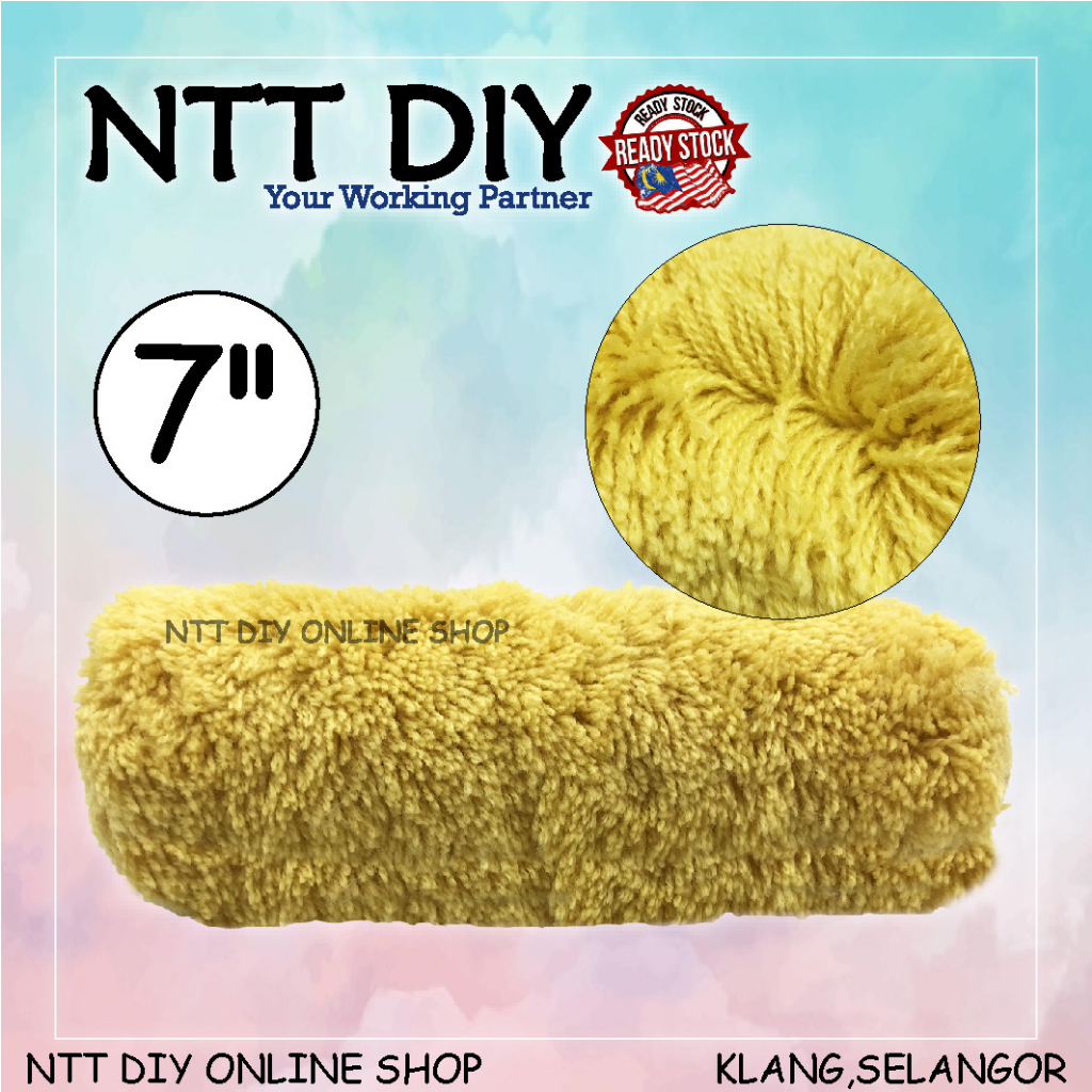 NTT DIY 7 Inch High Quality Paint Roller Refill [ Ready Stock ] Shopee Malaysia