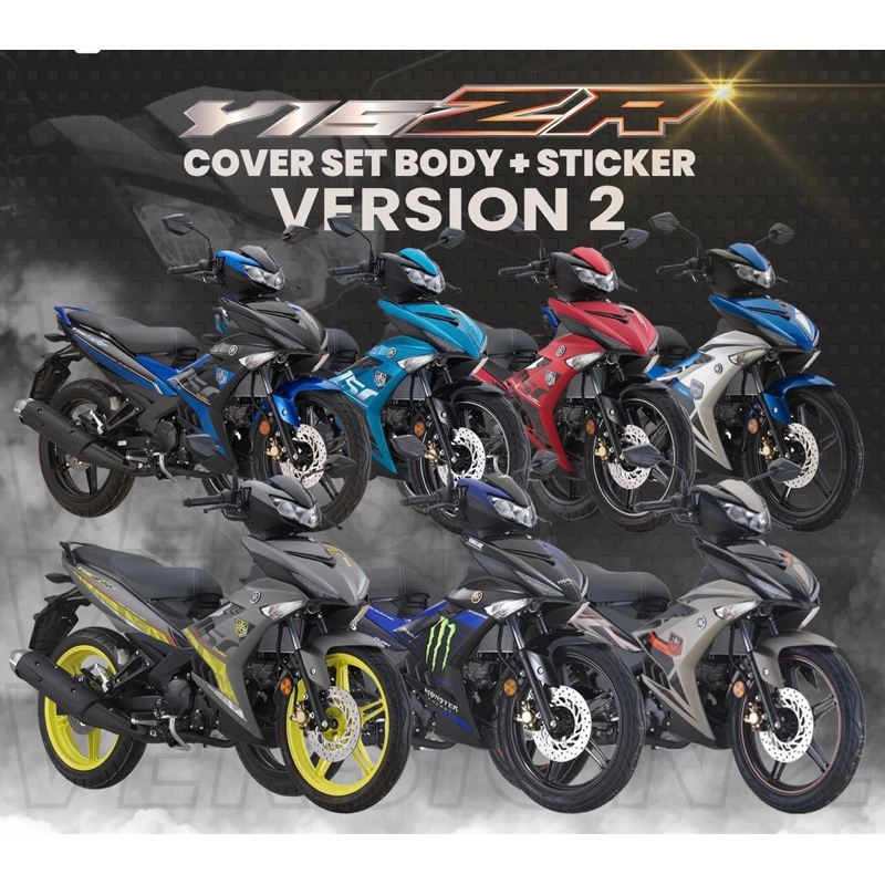 Y15ZR V2 COVER SET JAMIN 100% HLY YAMAHA LELONG NO STICKER | Shopee ...