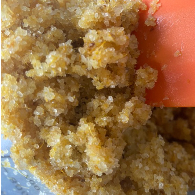 SCRUB BADAN GARAM LAUT MATI KHAS UNTUK BERPANTANG, KETIAK HITAM, KULIT