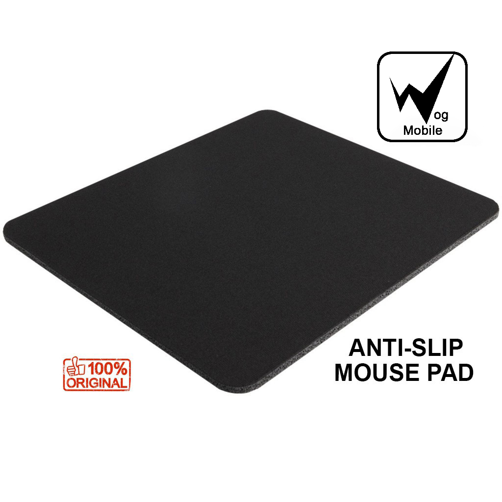 Stock ready - Wogmobile Non-slip gaming mouse pad fabric cloth surface + rubber grip base for anti slip